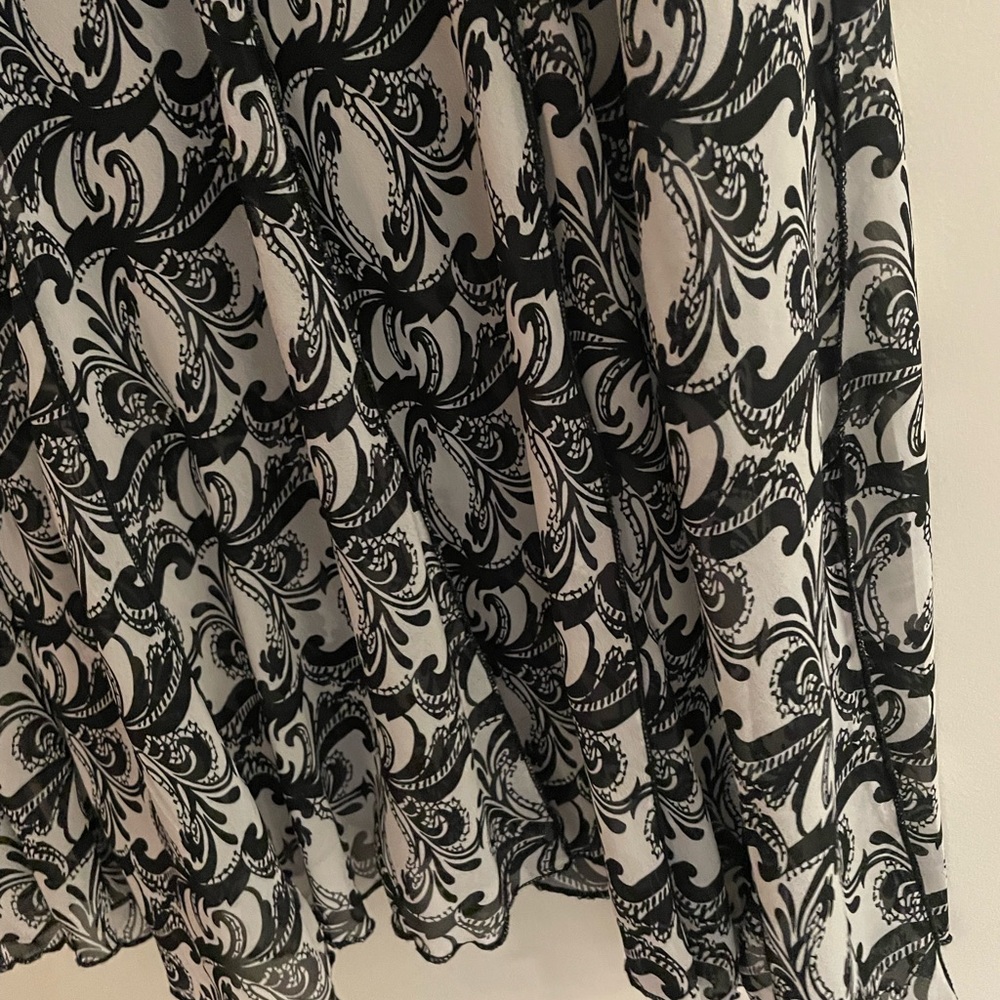 Lapis flowy skirt